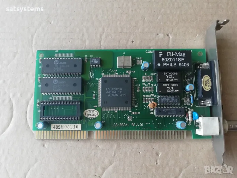 Linksys LCS-8634L REV.D1 16-bit ISA Network Adapter Card, снимка 1