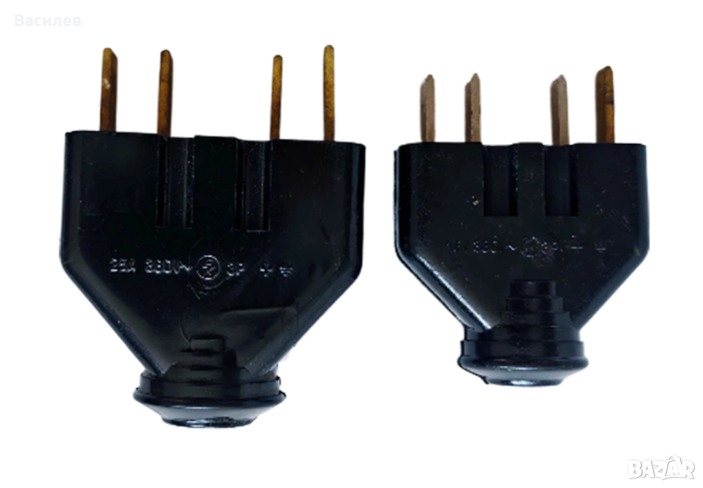 Трифазни бакелитови щепсели 3Р+N,380V AC, 25A и 16А, снимка 1