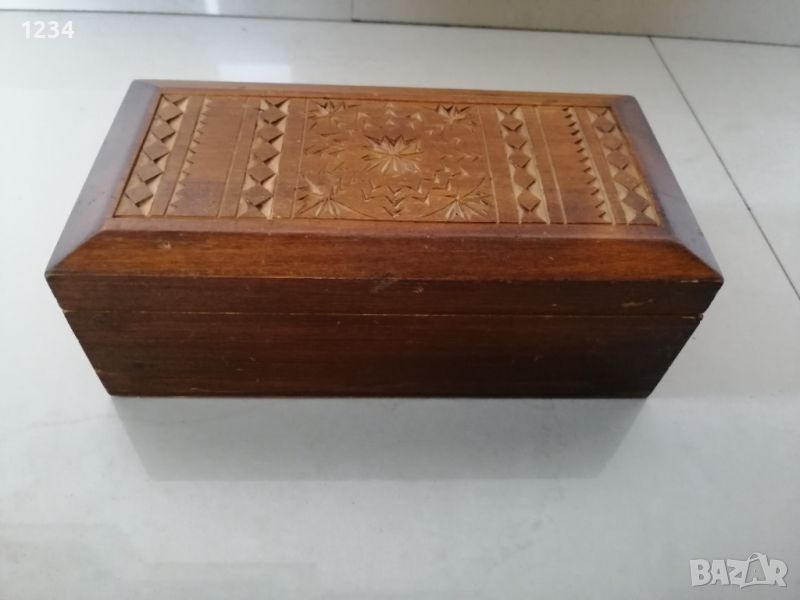 Дървена кутия 20 х 10 h 7 см. , снимка 1