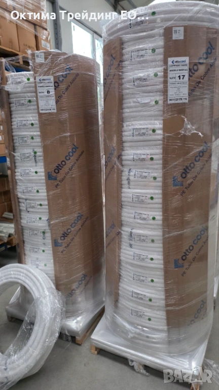 Медна тръба с изолация 3/8"х0.70 (ф9.52), на руло 50m, снимка 1