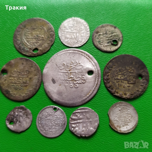 10 турски сребърни монети , снимка 1