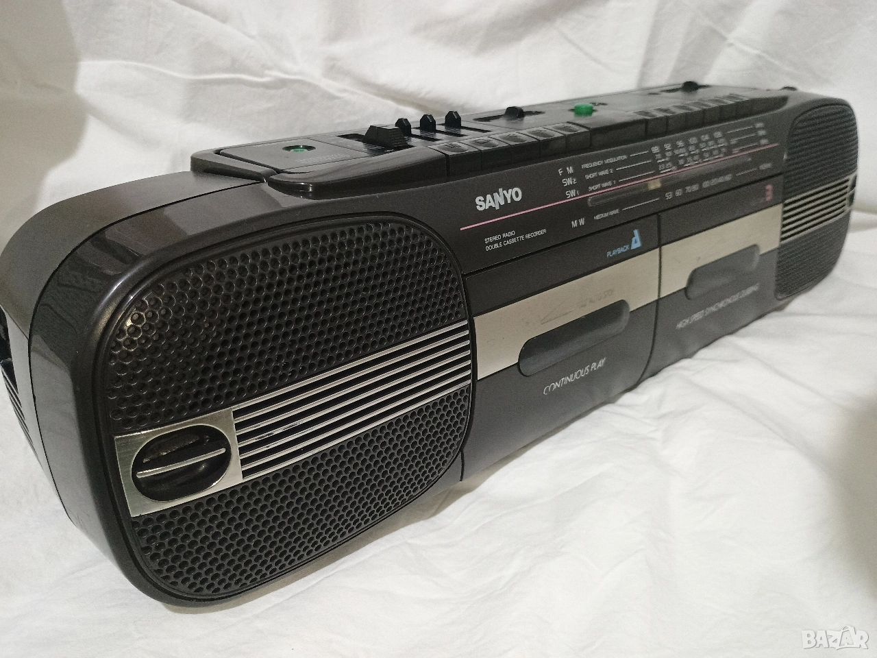 Радиокасетофон SANYO MW 717 AM/FM Stereo Boombox, снимка 1
