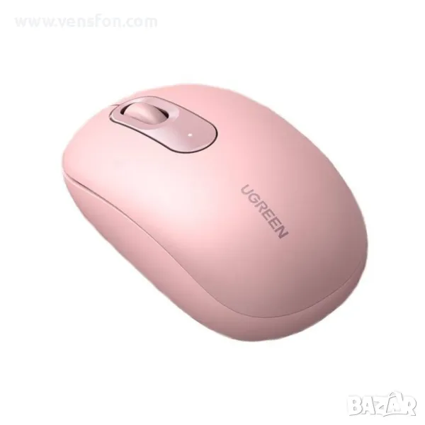 Безжична мишка МU105 2400 dpi UGREEN за Mac и PC – CHERRY PINK, снимка 1