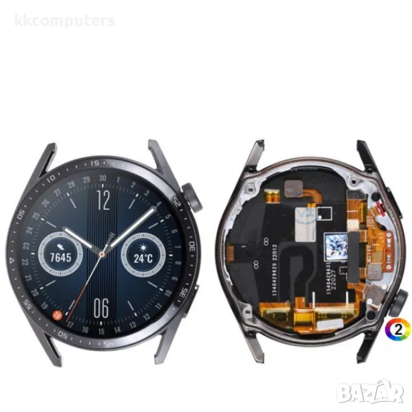 LCD Дисплей и Тъч Скрийн с Рамка за Huawei Watch GT 3 46mm JPT-B29, снимка 1