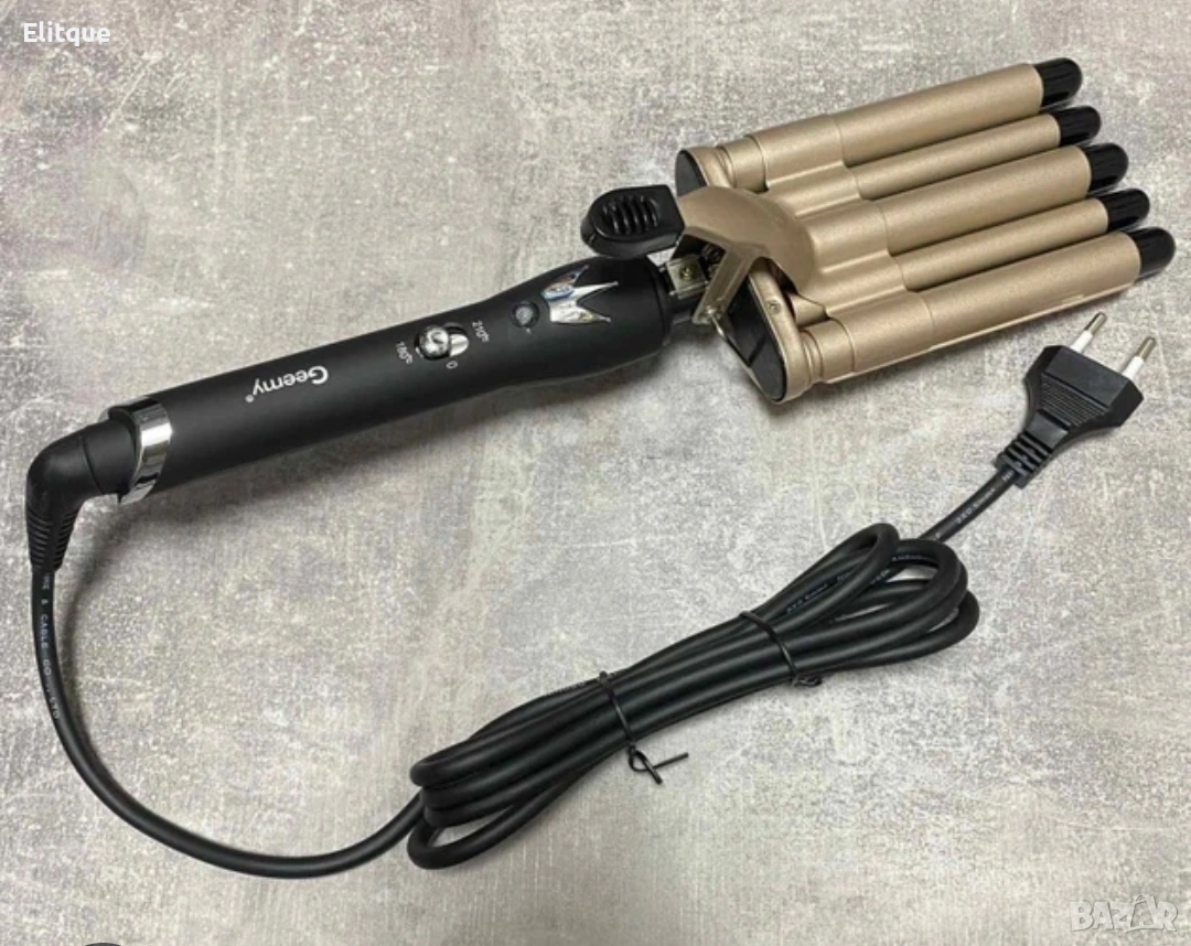 Ретро преса с пет цилиндъра Gemei 💇‍♀️, снимка 1