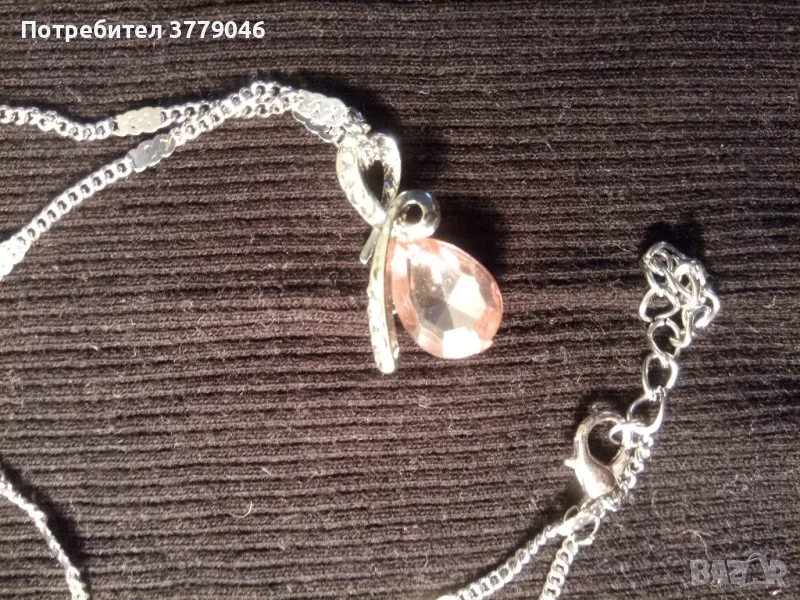 Колие с кристали Капка, снимка 1