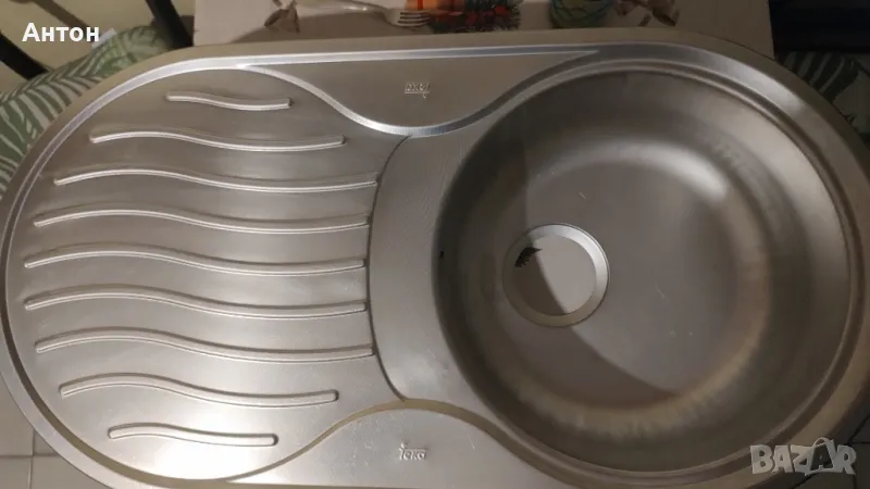 Мивка ТЕКА- за плот с отцедник, снимка 1