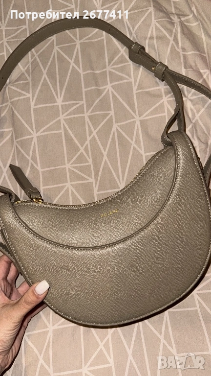 Дамска чанта Polene в сиво, снимка 1