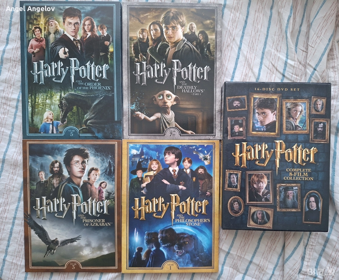 Harry Potter complete 8 film collection 16-disc DVD set, снимка 1