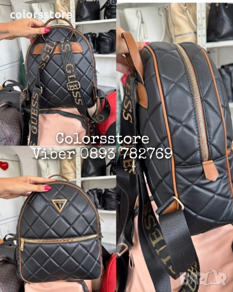 Черна раница Guess/SG110x, снимка 1