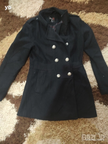 Черно палто размер М , снимка 1