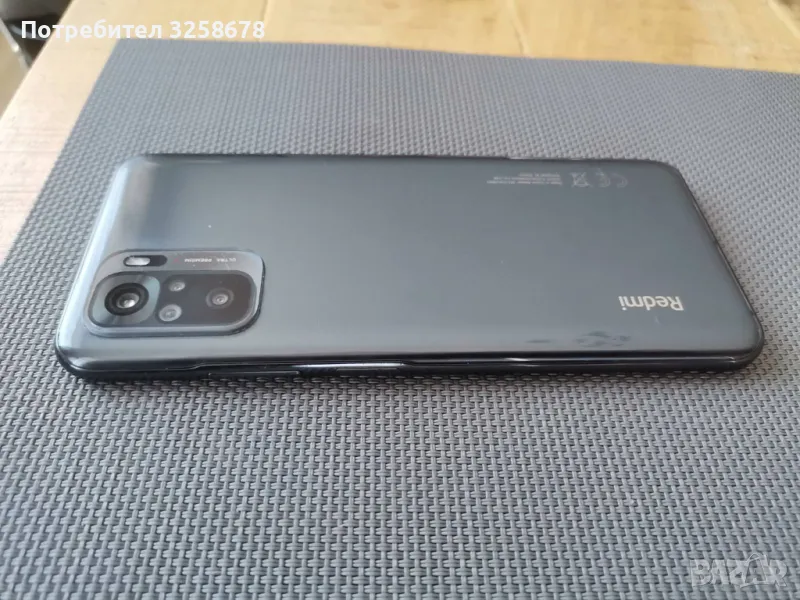 Смартфон XIAOMI Redmi Note 10 S / 6 GB RAM / 64 GB / Onyx gray, снимка 1