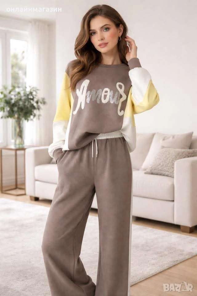 ✨Дамски Памучен Комплект , снимка 1