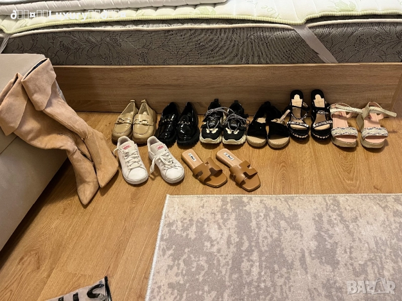 Лот дамски обувки, ботуши, маратонки, снимка 1