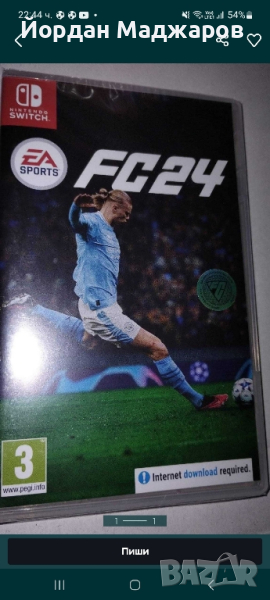 Чисто нова FC24 за Nintendo switch, снимка 1