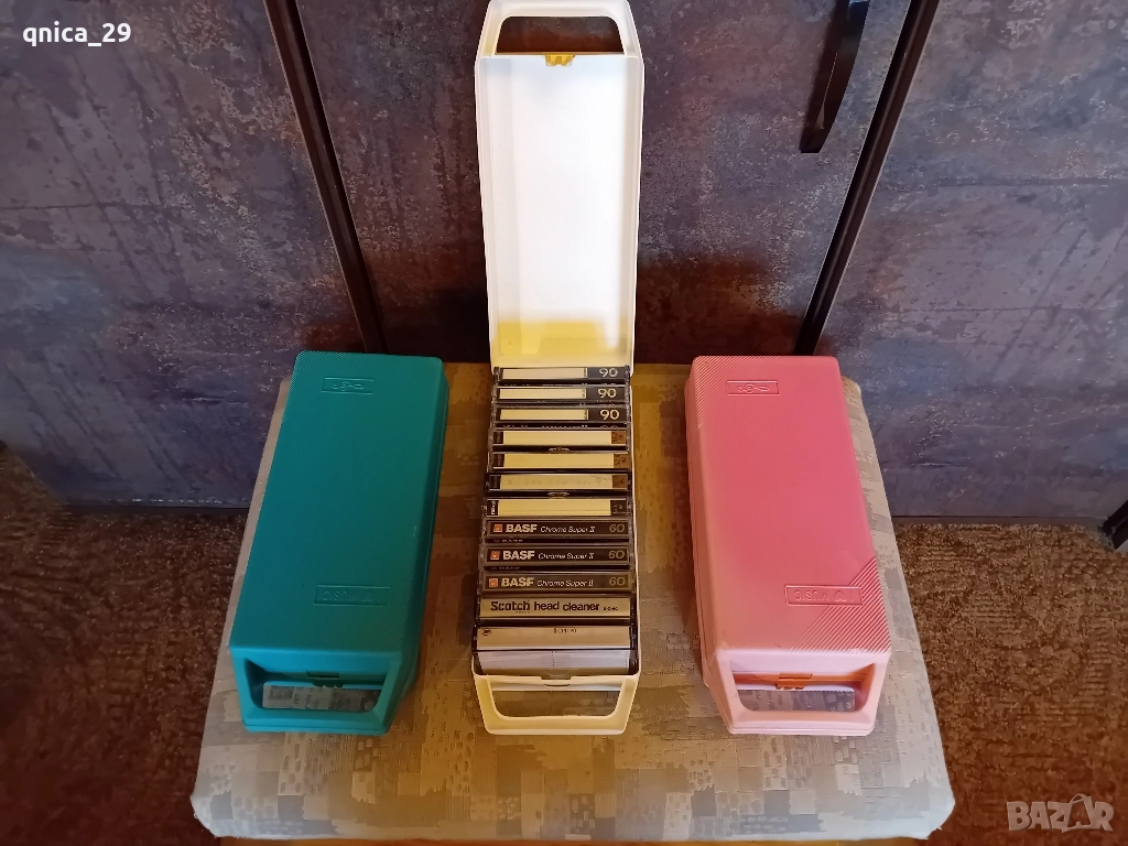 Кейс за съхранение на 12 броя аудио касети, снимка 1