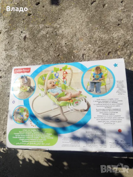 Шезлонг Fisher Price ТРОПИЧЕСКА ГОРА, снимка 1
