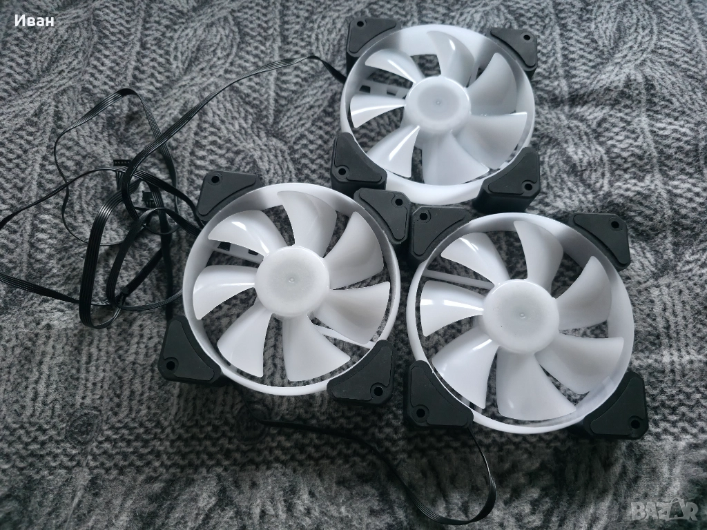 Комплект от 3 вентилатора 1stPlayer COMBO CC ARGB, снимка 1