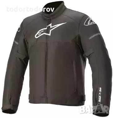 Мото яке ALPINESTARS T-SP S WATERPROOF BLACK,подплата,протектори, снимка 1