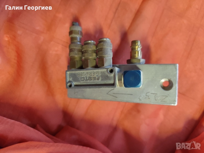 Пневматичен разклонител Festo бързи връзки , снимка 1