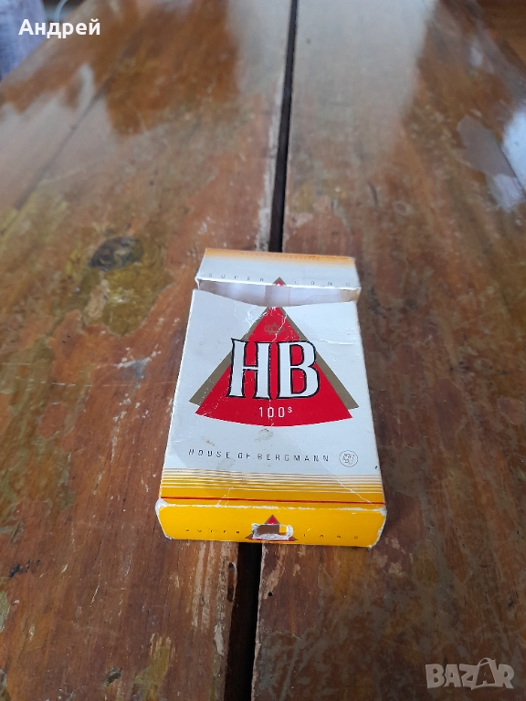Кутия от цигари HB, снимка 1