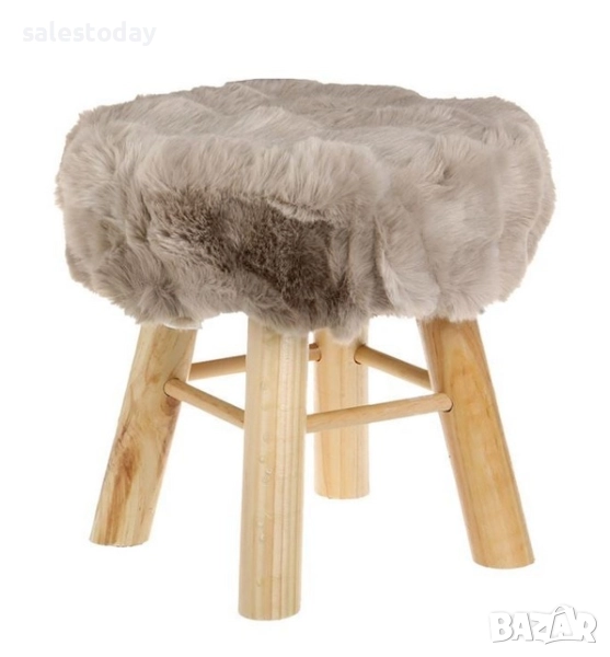 ТАБУРЕТКА бежава, до 100кг, снимка 1