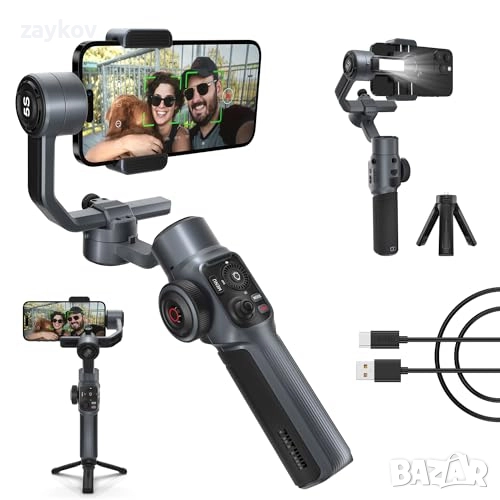 ZHIYUN Smooth-5S [Официален] 3-осен стабилизатор за iPhone със статив, снимка 1