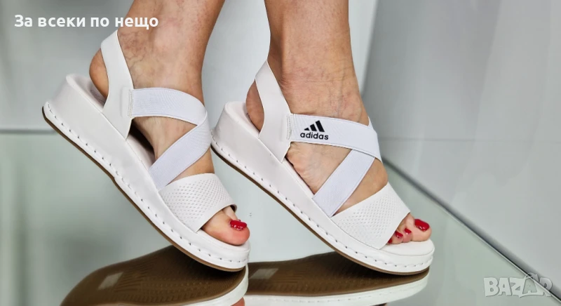 Adidas Дамски Бели Сандали Адидас от 36 до 41 номер Код P734, снимка 1