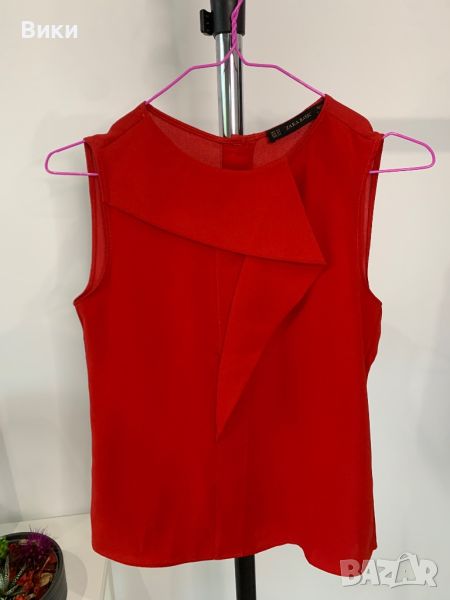 Zara червена риза в размер XS, снимка 1