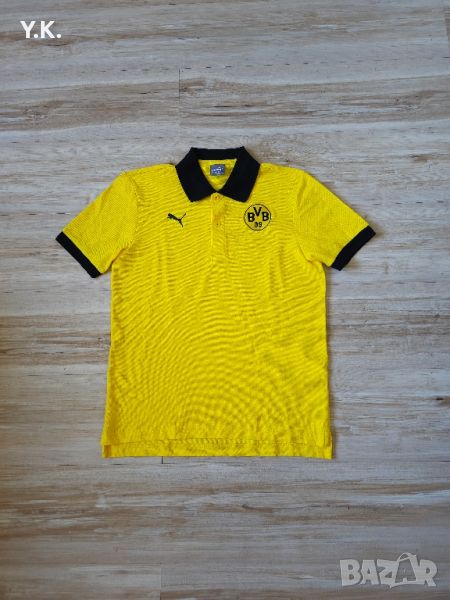 Оригинална мъжка тениска с яка Puma x Borussia 09 Dortmund / Season 16-17, снимка 1