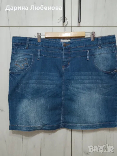 Макси дънкова пола, снимка 1