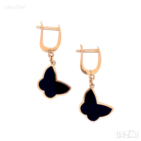 Златни обеци Van Cleef & Arpels 3,34гр. 14кр. проба:585 модел:34428-3, снимка 1