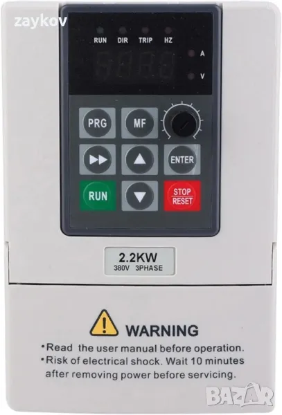 2.2KW задвижване с променлива честота, 5A VFD инвертор 3 фаза 380V, снимка 1