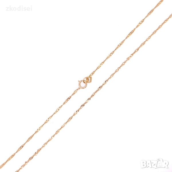 Златен синджир 1,56гр. 45,0см. 14кр. проба:585 модел:34165-4, снимка 1