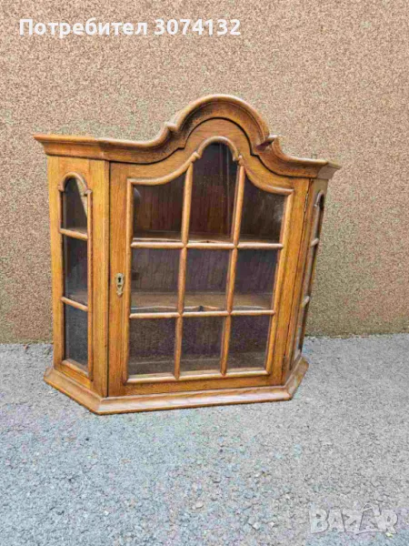 Витрина за стена в стил Рустик (големият размер), снимка 1