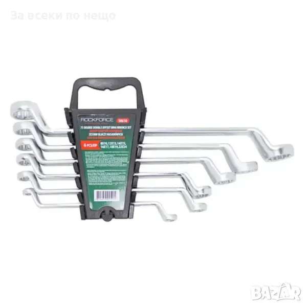 Комплект звездогаечни ключове лули 6 части RockForce, снимка 1