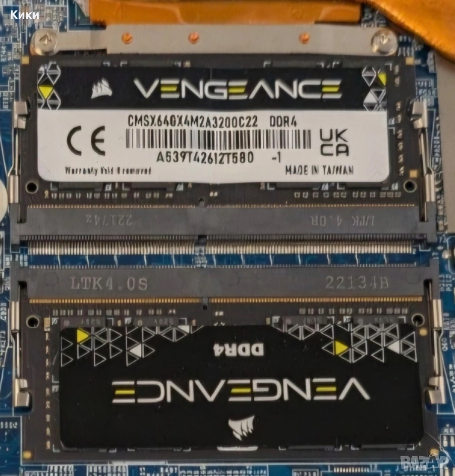 VENGEANCE Ram 2х32GB 64GB 3200MHz , снимка 1
