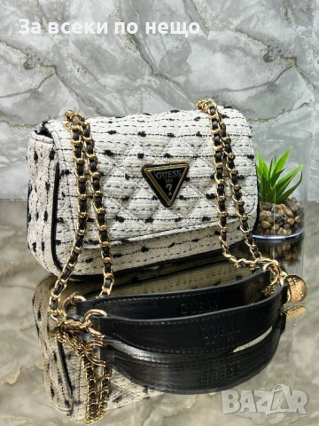 Guess Дамска Чанта С Дълга Дръжка За През Рамо Код SK512, снимка 8 - Чанти - 53050282