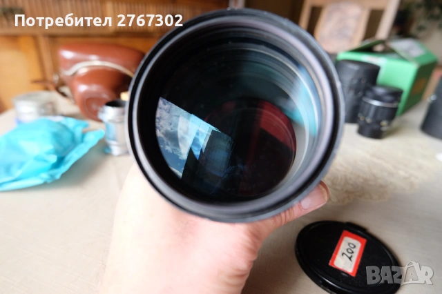 SMC K Pentax 200mm f2.5 lens. Pentax K mount., снимка 2 - Обективи и филтри - 53441367