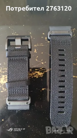 Garmin QuickFit® 26 каишка - Tactical Black Nylon