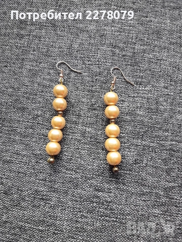 Обеци от полускъпоценни камъни - ръчна изработка, снимка 2 - Обеци - 44764262