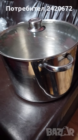 голяма тенджера-малък казан от неръждавейка, снимка 3 - Форми - 52904200