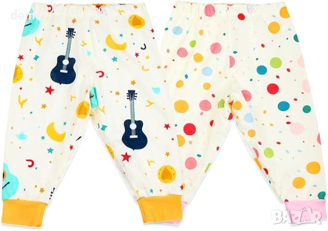 MOEMOE BABY Бебешки панталони за приучване към гърне, водоустойчиви, 2 броя, 3-5 години, бели, M, снимка 1 - Детски панталони и дънки - 45511278