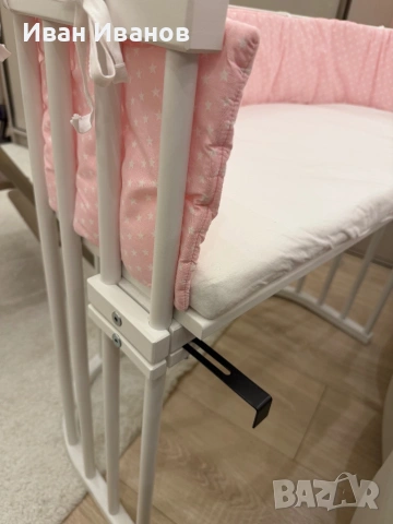 Бебешко легло /кошара next to me Baby Bay, снимка 6 - Бебешки легла и матраци - 53988951