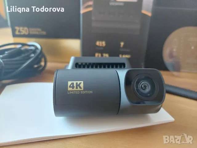 ВИДЕОРЕГИСТРАТОР DDPAI Z50 4K@25FPS, G-SENSOR, WIFI, SENSE REALITY 2.0, снимка 5 - Камери - 47018211