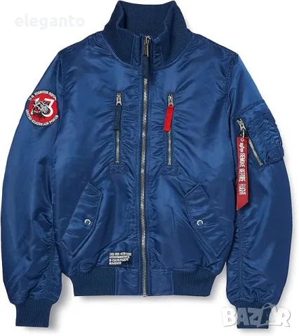 ALPHA INDUSTRIES RBF Мъжко зимно изолирано яке бомер размер Л, снимка 1 - Якета - 48445562