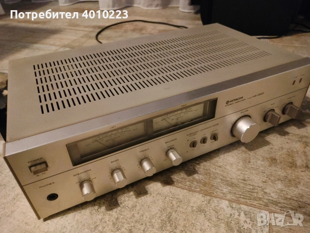 HITACHI HA-3500 + D-40S – ВИНТИДЖ АУДИО СЕТ | MADE IN JAPAN 🔥, снимка 2 - Декове - 54009674