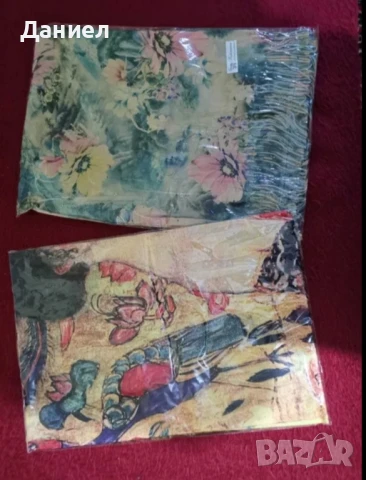 Кашмирени шалове двулицеви, снимка 6 - Шалове - 51014093