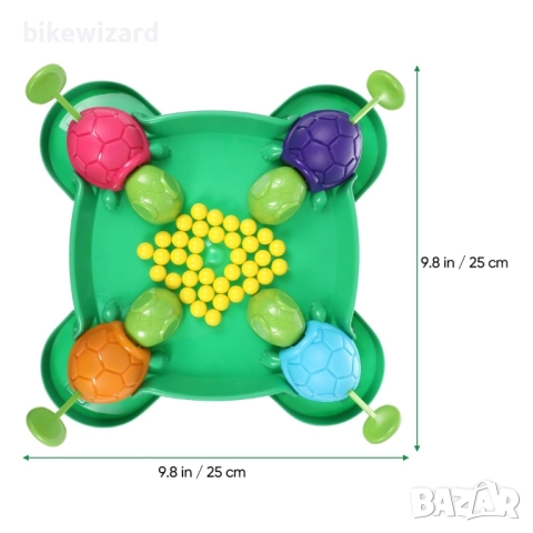 Amosfun Hungry Turtle Играта „Поглъщай перлите“ за 4-ри човека НОВА, снимка 4 - Образователни игри - 52152122
