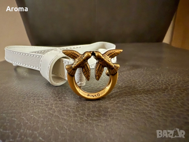 Дамски колан PINKO оригинален естествена кожа